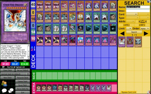 Deck List Vitor A. Tavares Cyber Deck